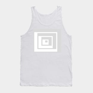 Abstract geometric pattern - gray and white. Tank Top